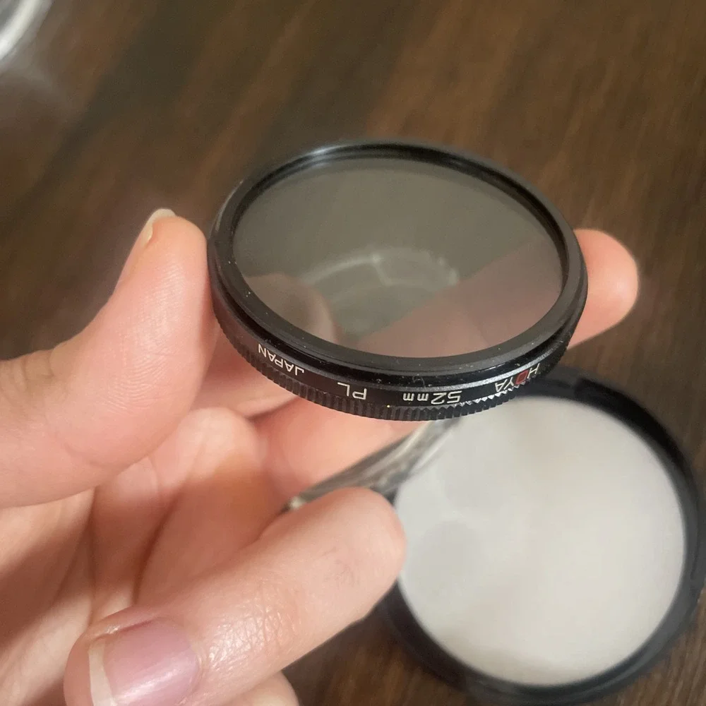 HOYA Filter PL 52mm Circular Polarising Camera Filter Lens - Made in Japan
